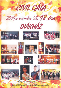 civil musorhoz civil gala plakat